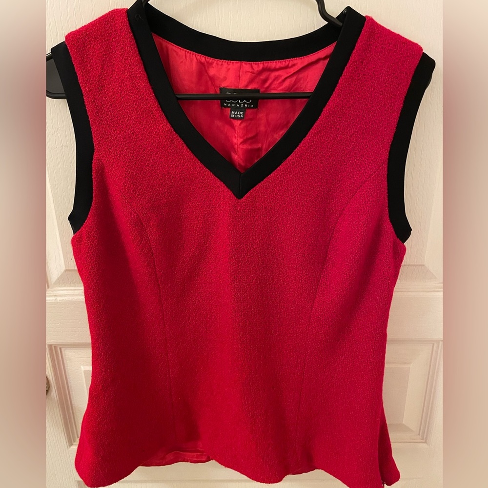 Vintage BCBG structured top